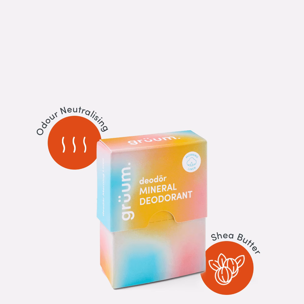 Grüum. Deodör Mineral Deodorant – Morning Linen | 60g