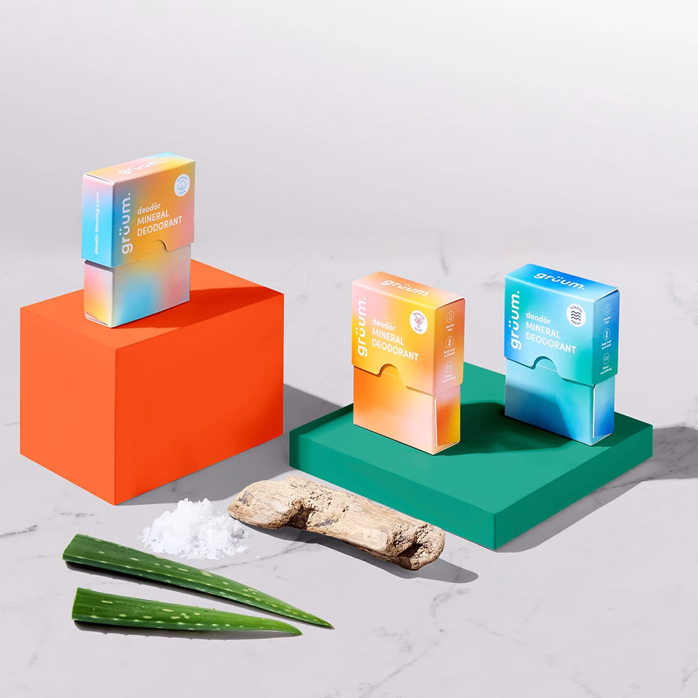 grüum. deodör Mineral Deodorant Multipack | 3 x 60g