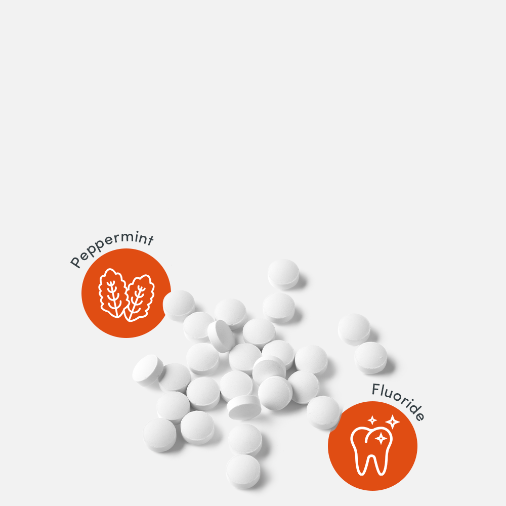 Grüum. Glo Toothpaste Tablets – Peppermint | 120 Pack