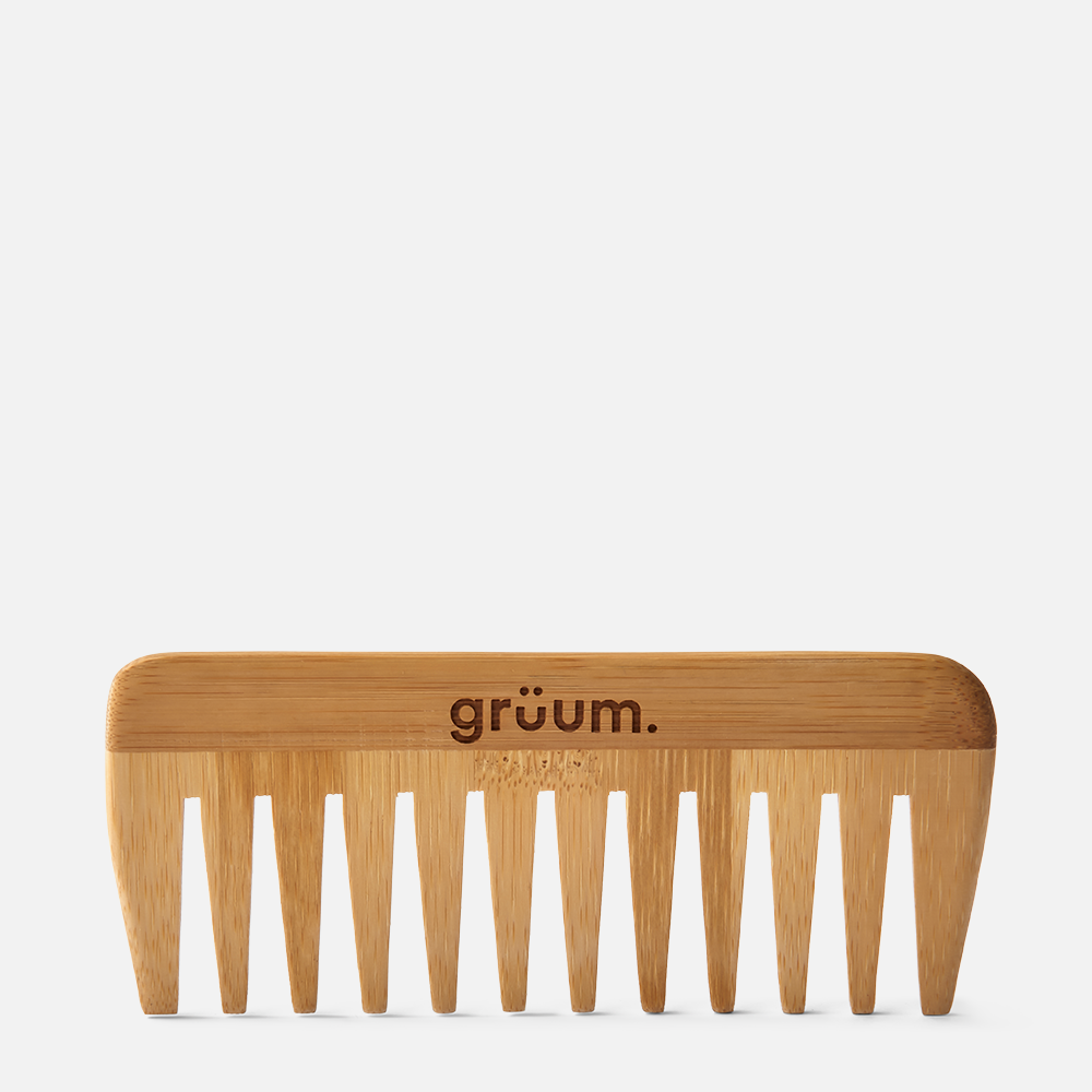 Grüum. Hårkam Bamboo Comb