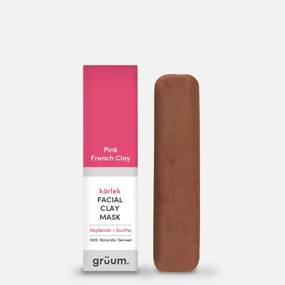 Grüum. Kärlek Facial Clay Mask – Pink | 20g