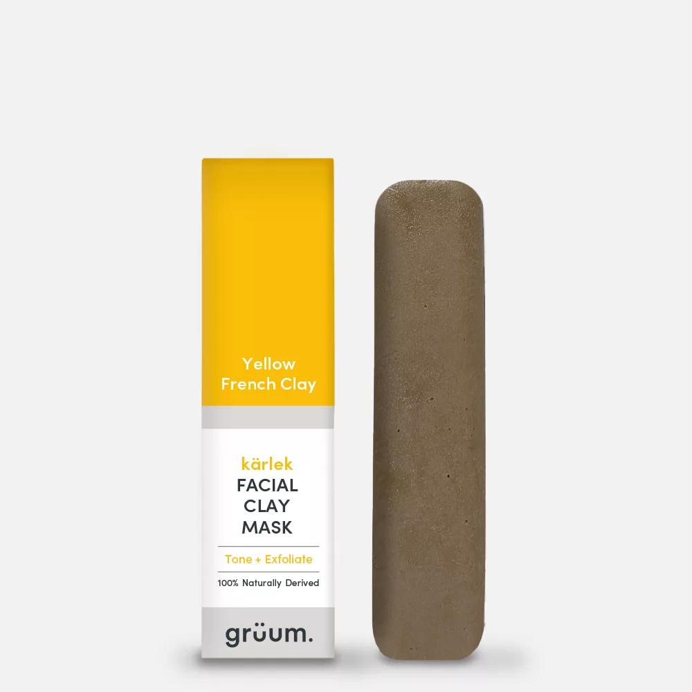 Grüum. Kärlek Facial Clay Mask – Yellow | 20g