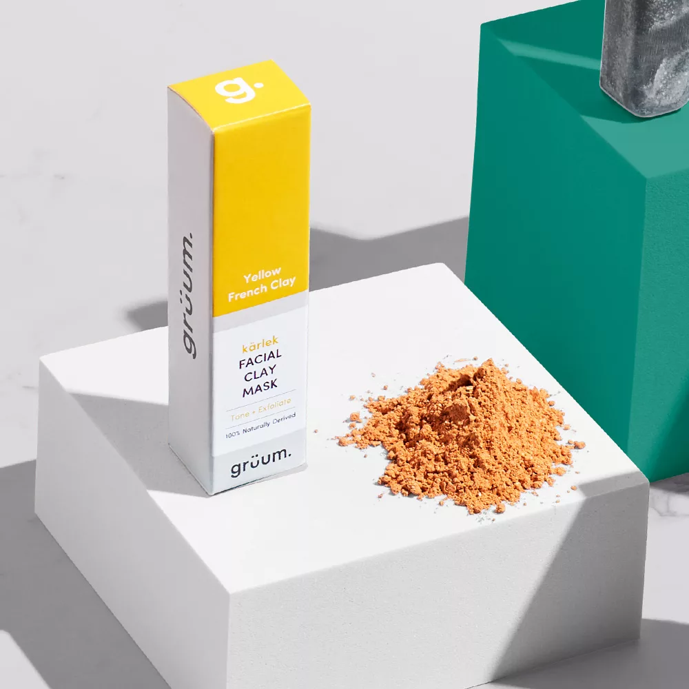 grüum. kärlek Facial Clay Mask – Yellow | 20g