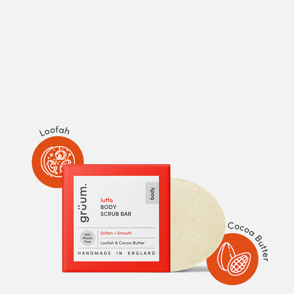 Grüum. Luffa Body Scrub Bar – Soften & Smooth | 50g