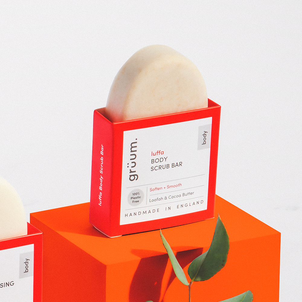 grüum. luffa Body Scrub Bar – Soften & Smooth | 50g