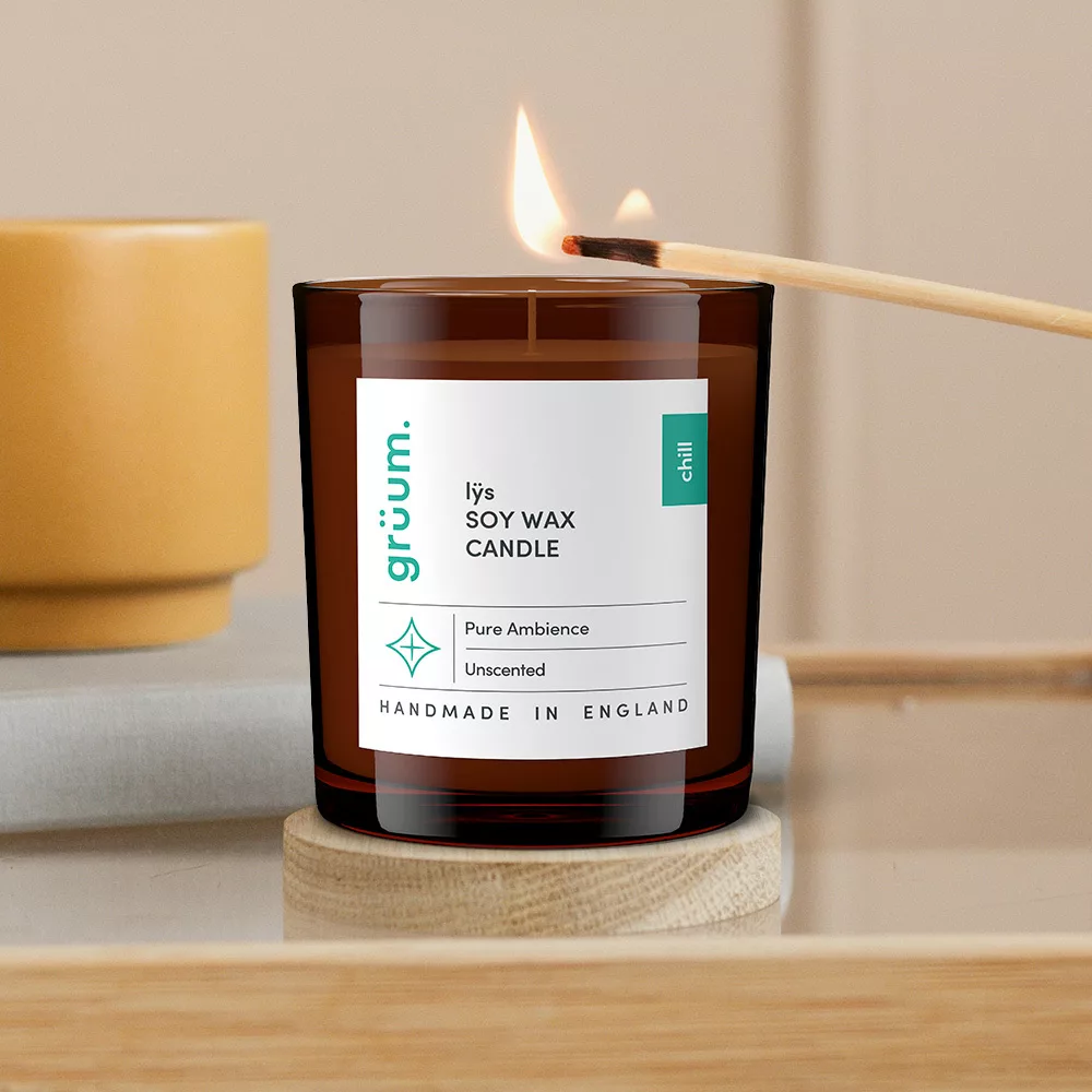 grüum. lÿs Soy Wax Candle – Pure Ambience | 170g