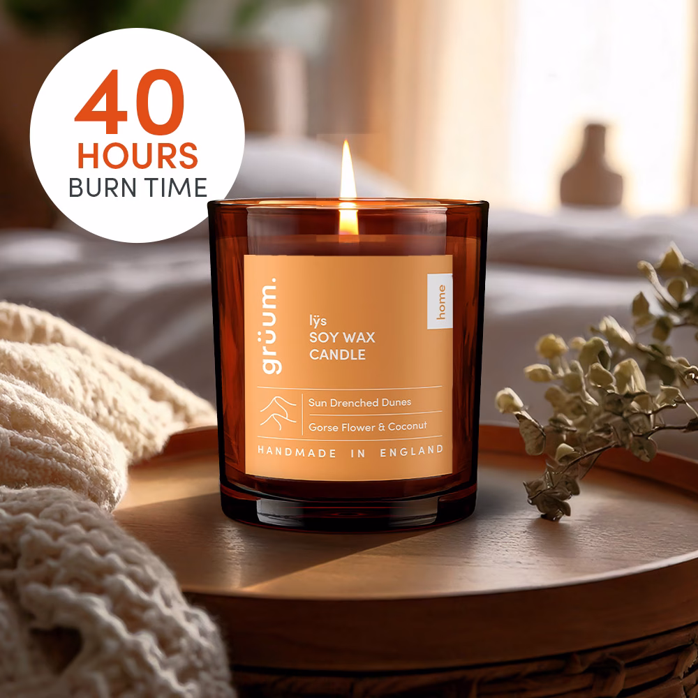 Grüum. Lÿs Soy Wax Candle – Sun Drenched Dunes | 170g