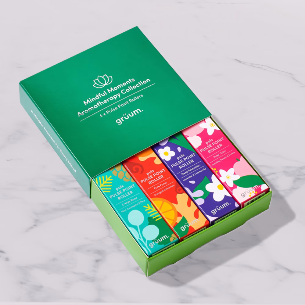 Grüum. Mindful Moments Aromatherapy Collection