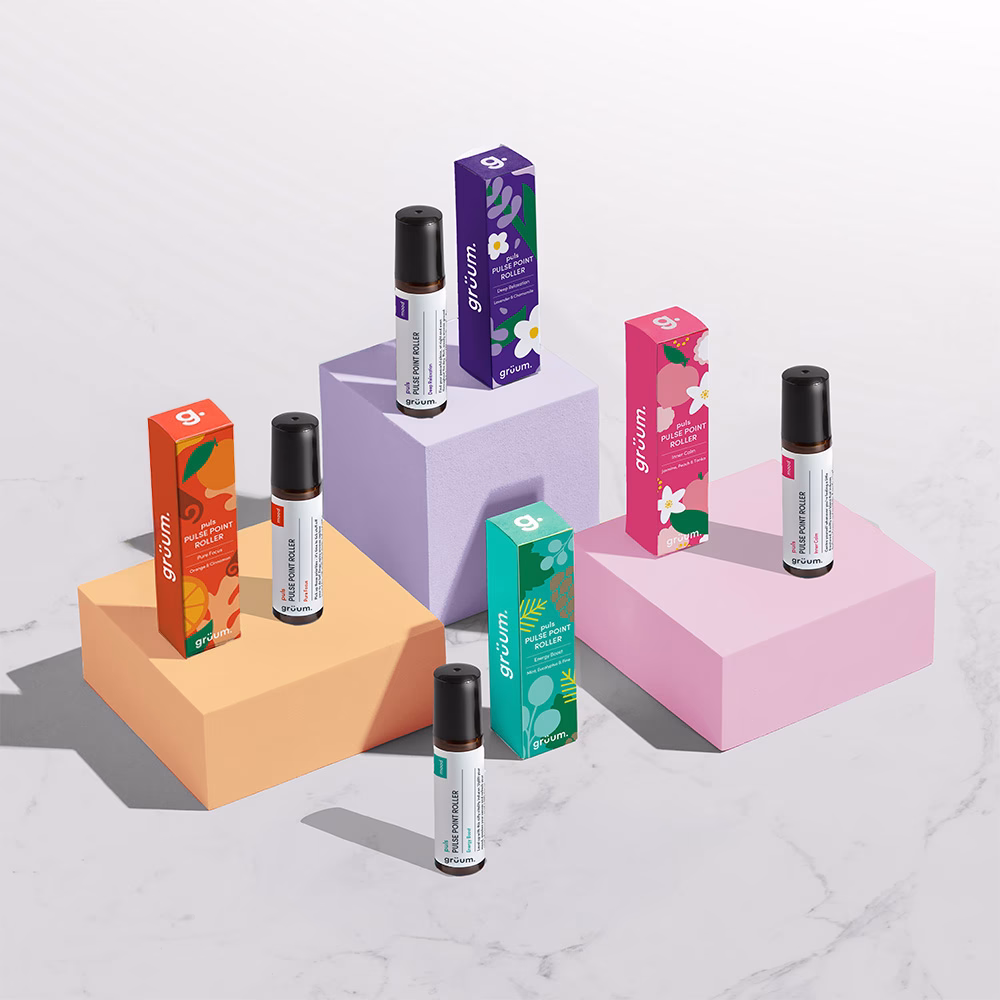 grüum. Mindful Moments Aromatherapy Collection