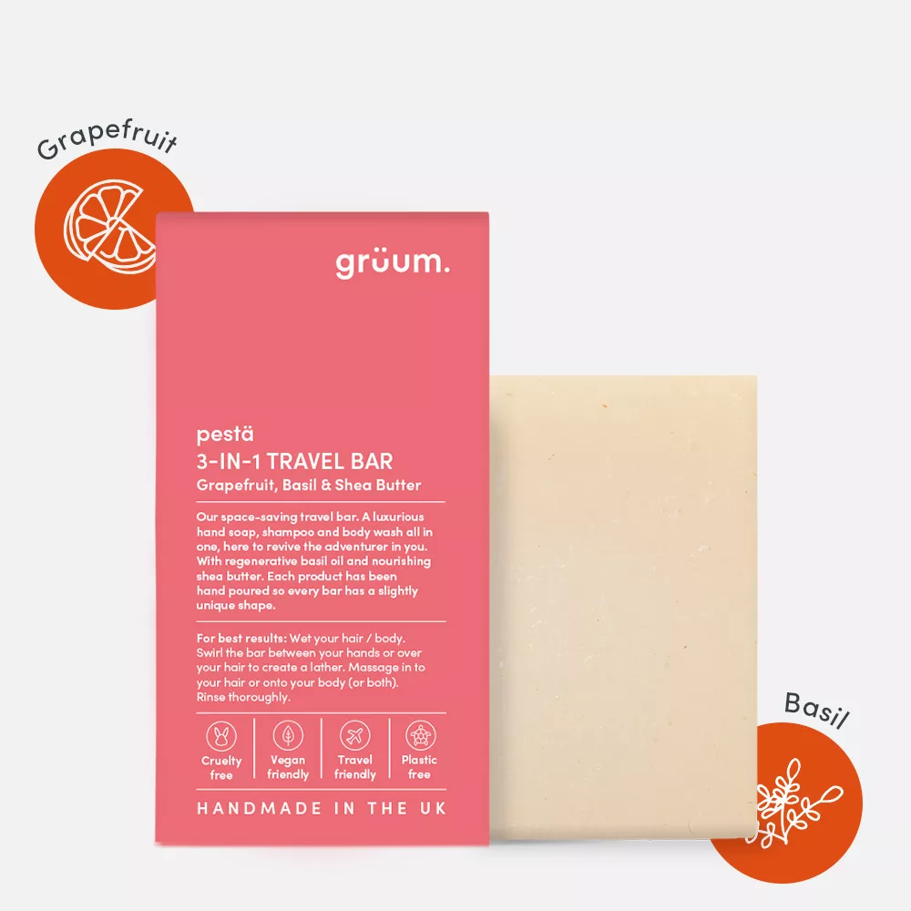 Grüum. Pestä 3 In 1 Travel Bar | 80g