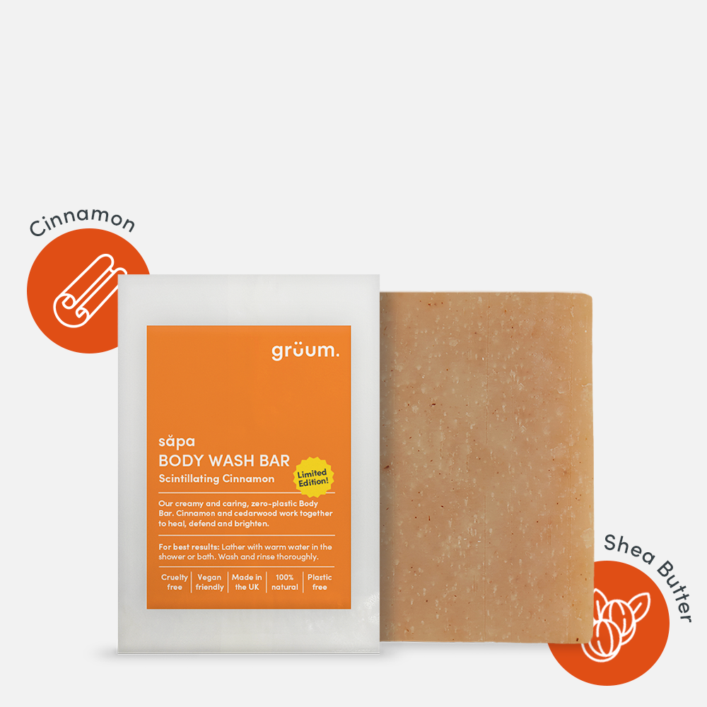 Grüum. Såpa Body Bar – Scintillating Cinnamon | 95g