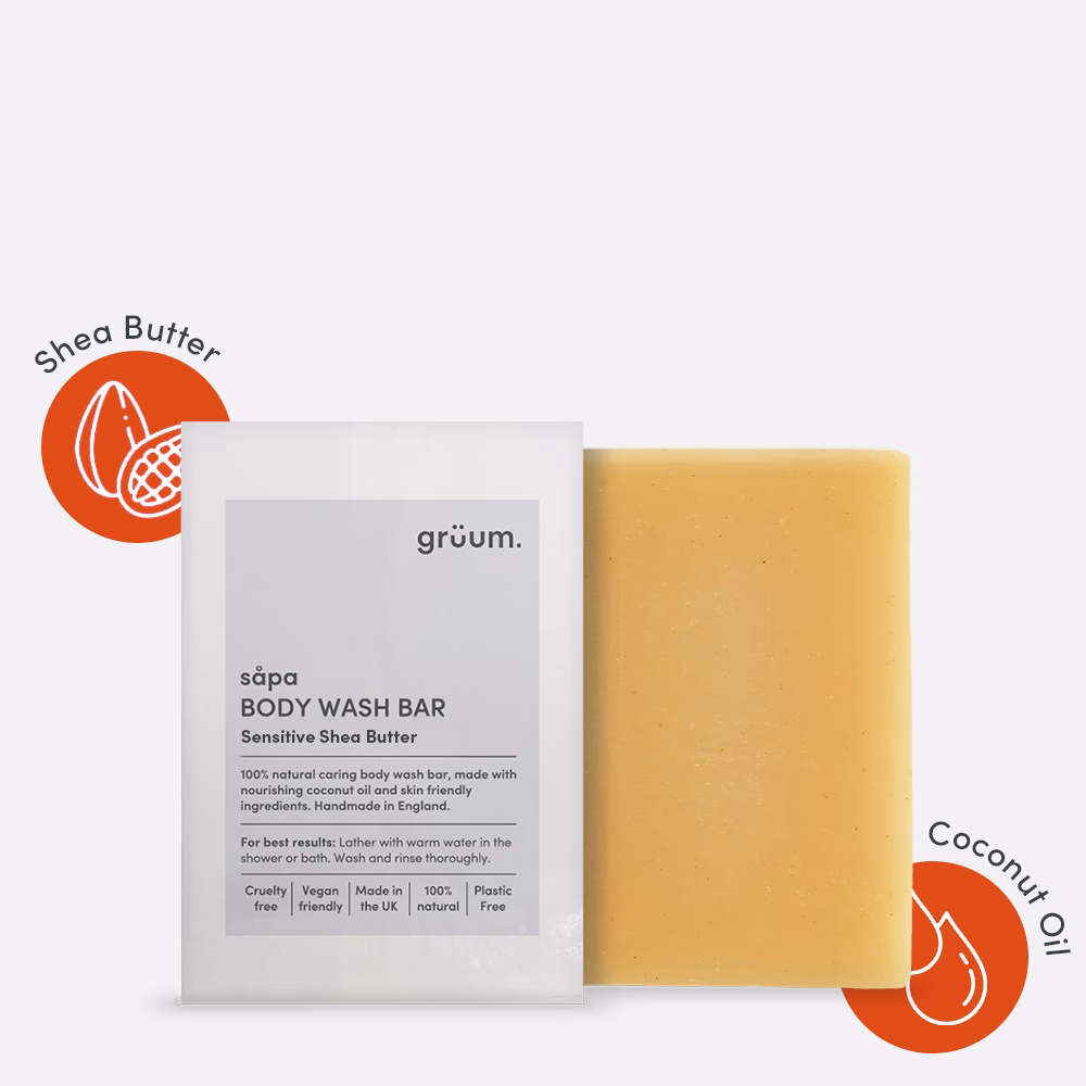 Grüum. Såpa Body Bar – Sensitive Shea Butter | 95g