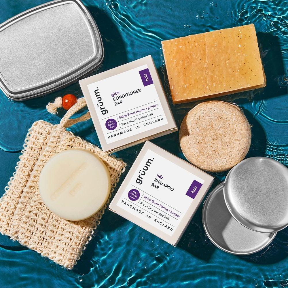 grüum. säva Sisal Soap Bag