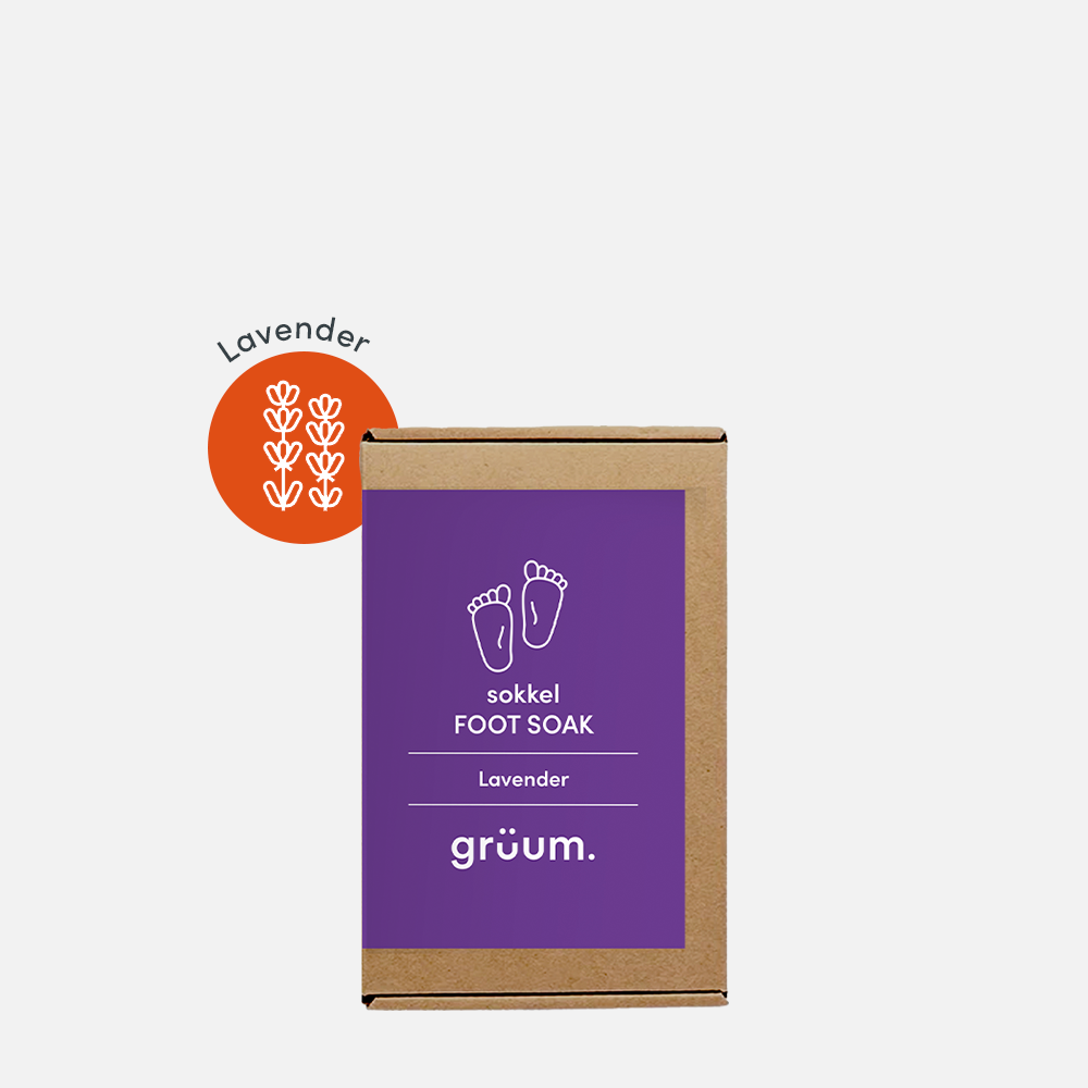 Grüum. Sokkel Lavender Foot Soak Fizzers | 6 Pack