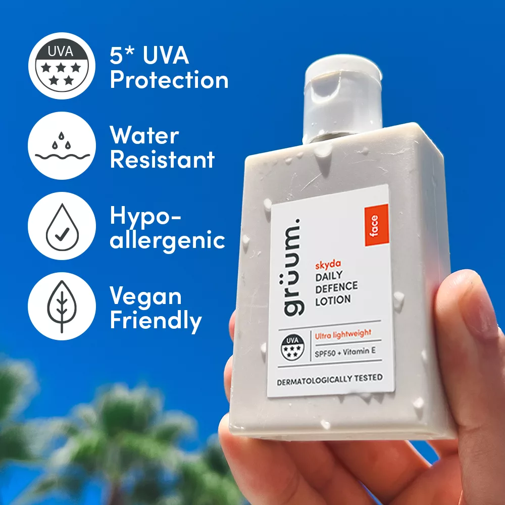 Grüum. SPF50 Daily Defence | 50ml | Twin Pack