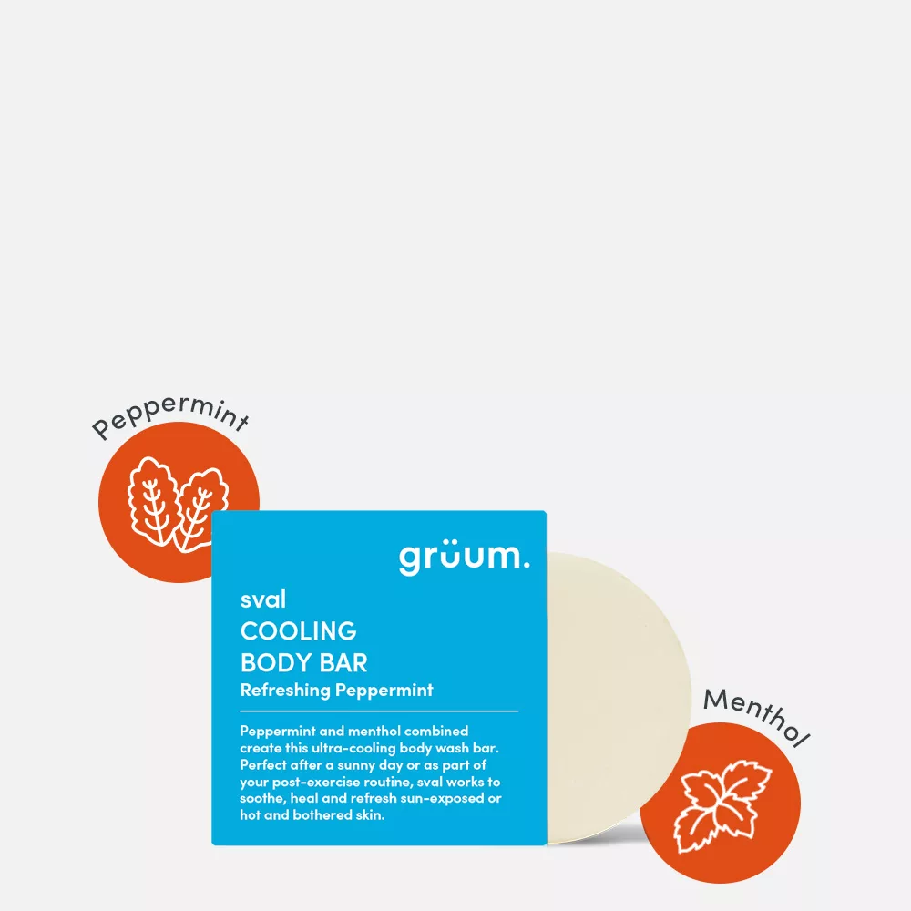grüum. sval Cooling Body Bar – Peppermint | 35g