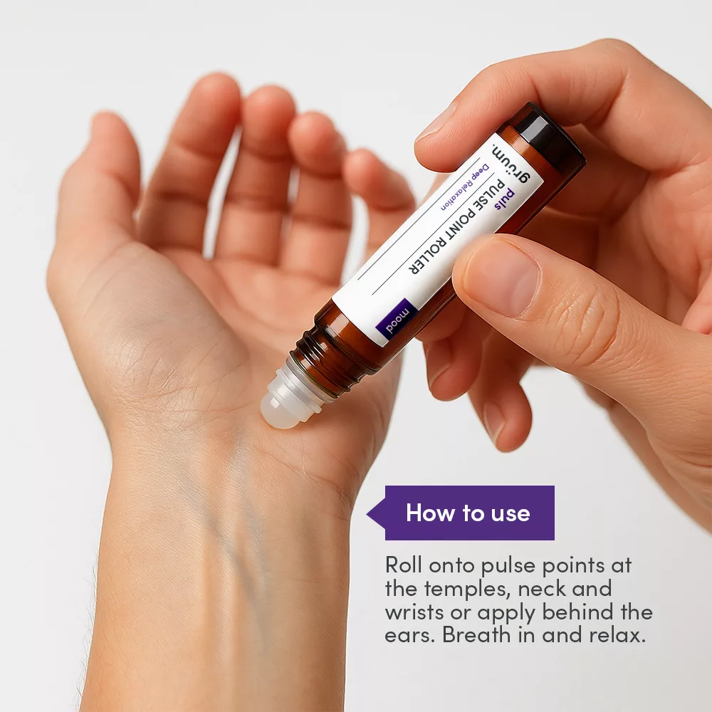 Grüum. Puls Pulse Point Roller Ball – Deep Relaxation | 9ml