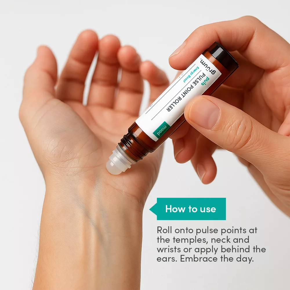 Grüum. Puls – Pulse Point Roller Ball – Energy Boost | 9ml