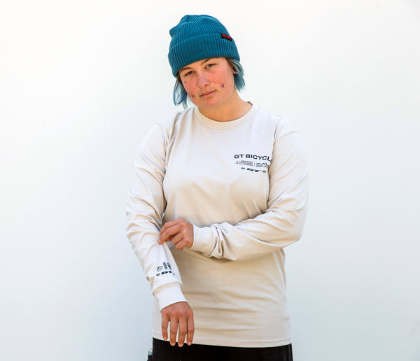 Gt Bicycles Fast Lines Long-Sleeve Tee Bone