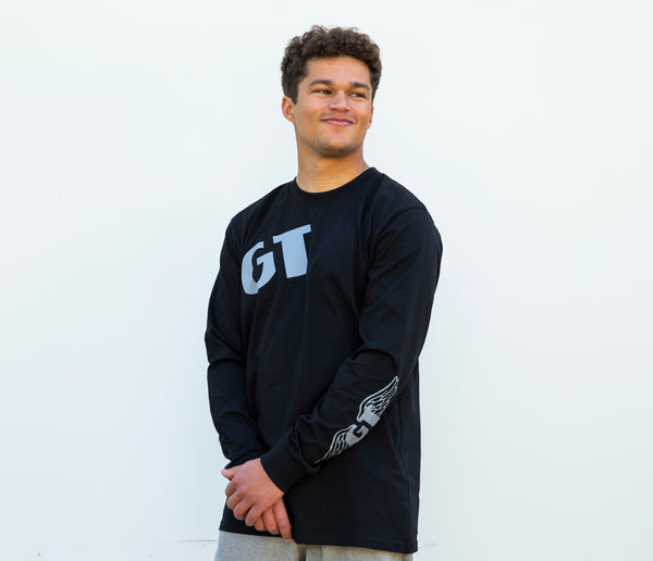Gt Bicycles Heritage Logo Long Sleeve Tee Black