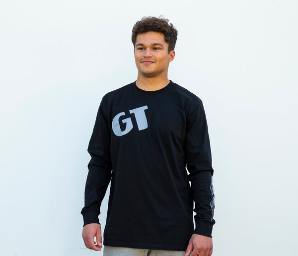 gt bicycles Heritage Logo Long Sleeve Tee Black