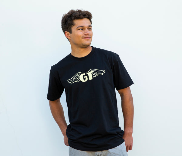 gt bicycles Heritage Wing Tee Black