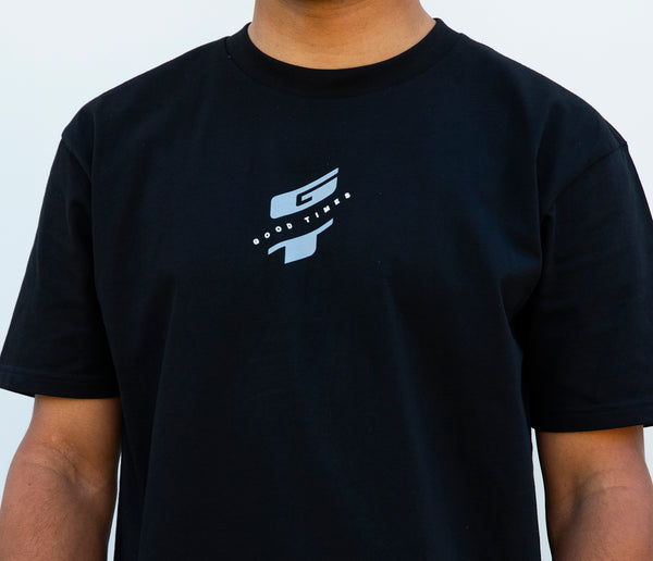 Gt Bicycles Logo Stack Tee Black