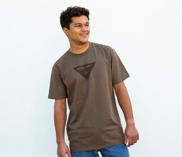 gt bicycles Tri Palm Tee Brown