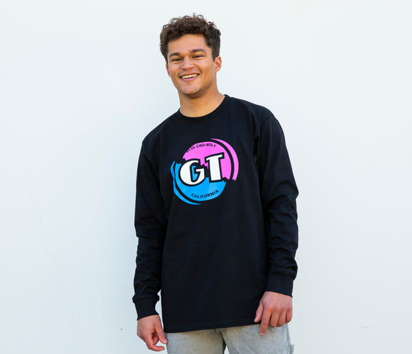 gt bicycles Heritage Performer Decal Long-Sleeve Tee Black