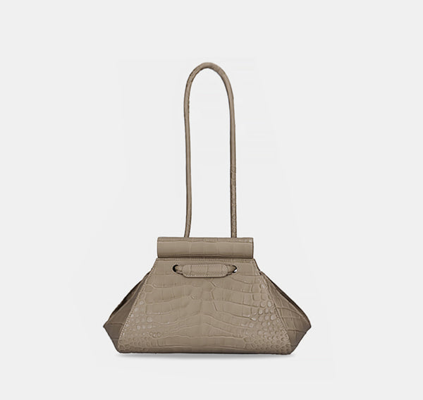 gu_de Any Bag - Beige (Croc Embossed)