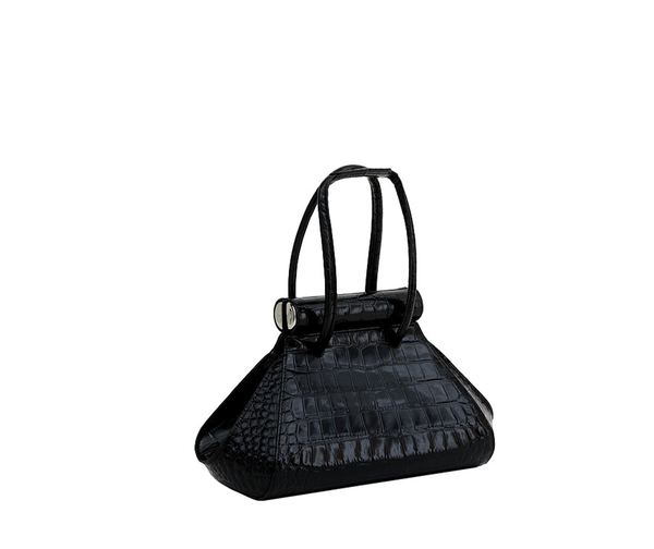 Gu_de Any Bag - Black (Croc Embossed)