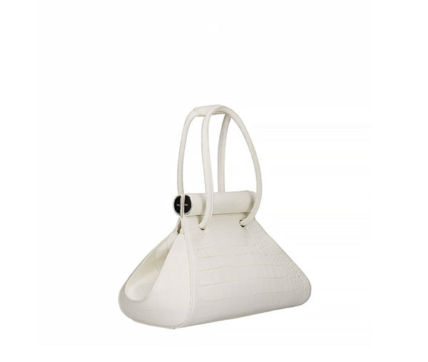 Gu_de Any Bag - Coconut Milk (Croc Embossed)