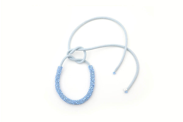 Gu_de Beads Necklace - Powder Blue