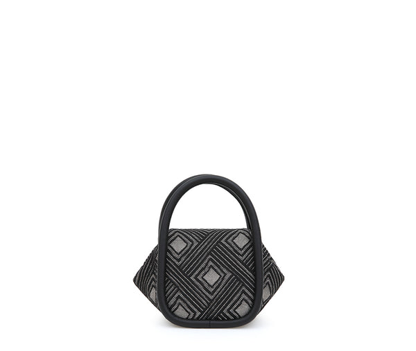 Gu_de Mini Love Bag - Black (Jacquard)
