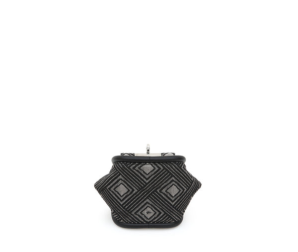 Gu_de Mini Love Bag - Black (Jacquard)
