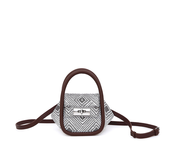 Gu_de Mini Love Bag - Mocha (Jacquard)