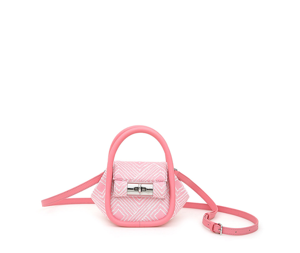 Gu_de Mini Love Bag - Sorbet Pink (Jacquard)
