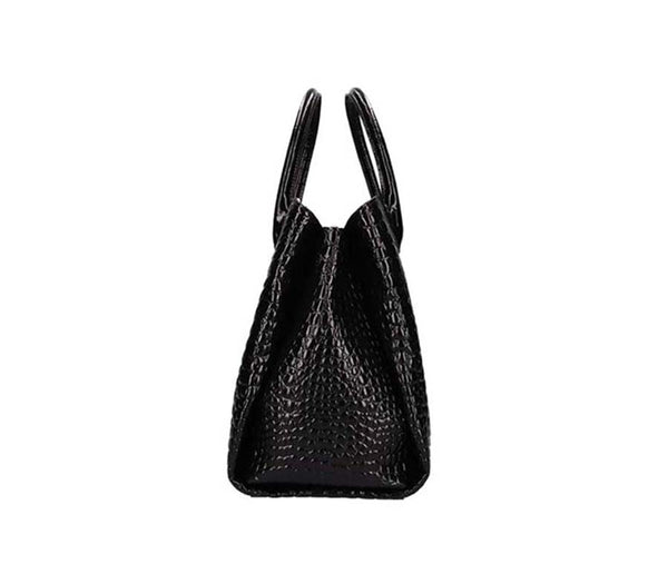 Gu_de Rufos Bag - Black (Croc Embossed)