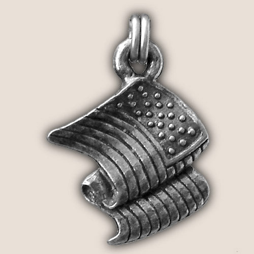 guardian bell ZP34 - Flag Zipper Pull