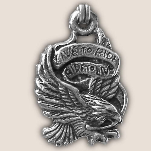 guardian bell ZP50 - Live to Ride Ride to Live Zipper Pull