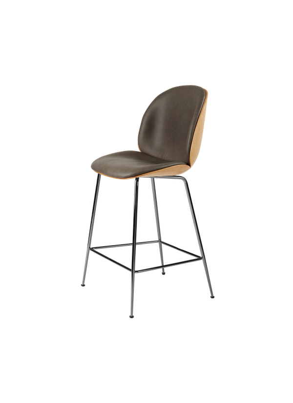 gubi Beetle Counter Chair 3D Veneer - Front Upholstered