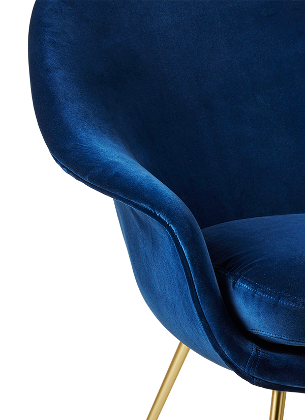 Gubi Bat Lounge Chair Fully Upholstered