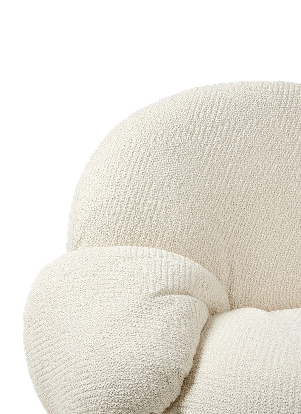 Gubi Pacha Lounge Chair With Armrest