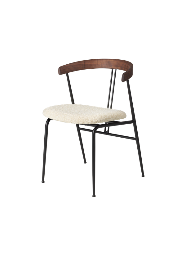 gubi Violin Dining Chair Seat Upholstered