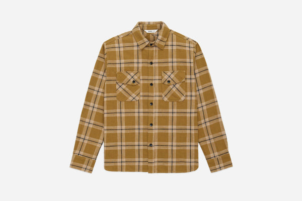 Guilty Parties 3sixteen Crosscut Flannel - Coyote Slub