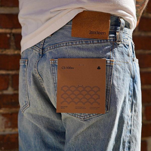 Guilty Parties 3sixteen CS-100xv - Classic Straight - Vintage Washed Indigo Selvedge