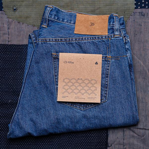 guilty parties 3sixteen CS-101xs - Classic Straight ⁠-⁠ Stonewashed Indigo Selvedge