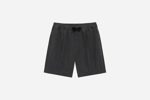 Guilty Parties 3sixteen Drawstring Short - Charcoal HBT
