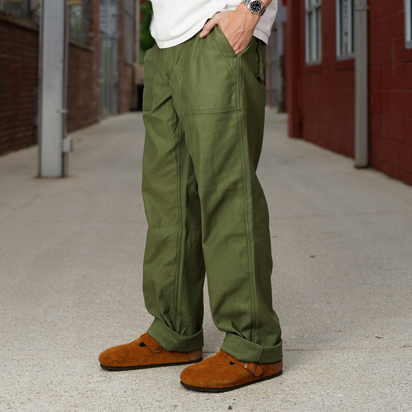 guilty parties 3sixteen Fatigue Pants - Olive Back Satin guilty parties 3sixteen Fatigue Pants - Olive Back Satin
