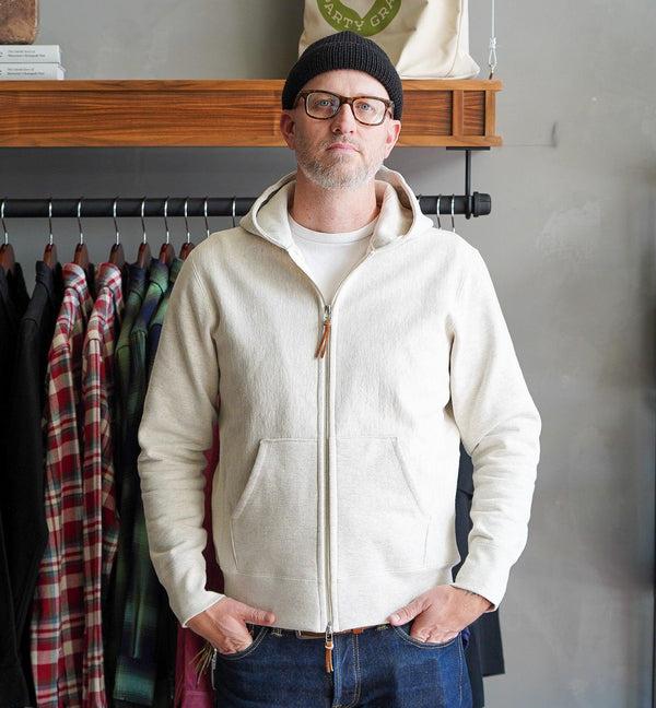 Guilty Parties 3sixteen Heavyweight Zip Hoody - Oatmeal